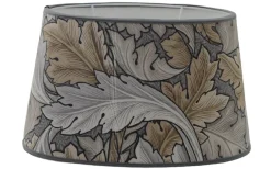 Acanthus Velvet Oval Lampskärm 25cm Flint William Morris