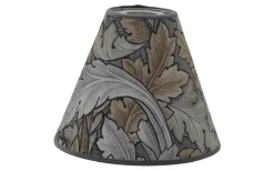Acanthus Velvet Toppringsskärm Ø22cm Flint William Morris