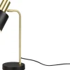 Adam Skrivbordslampa E14 mattsvart/mattmässing