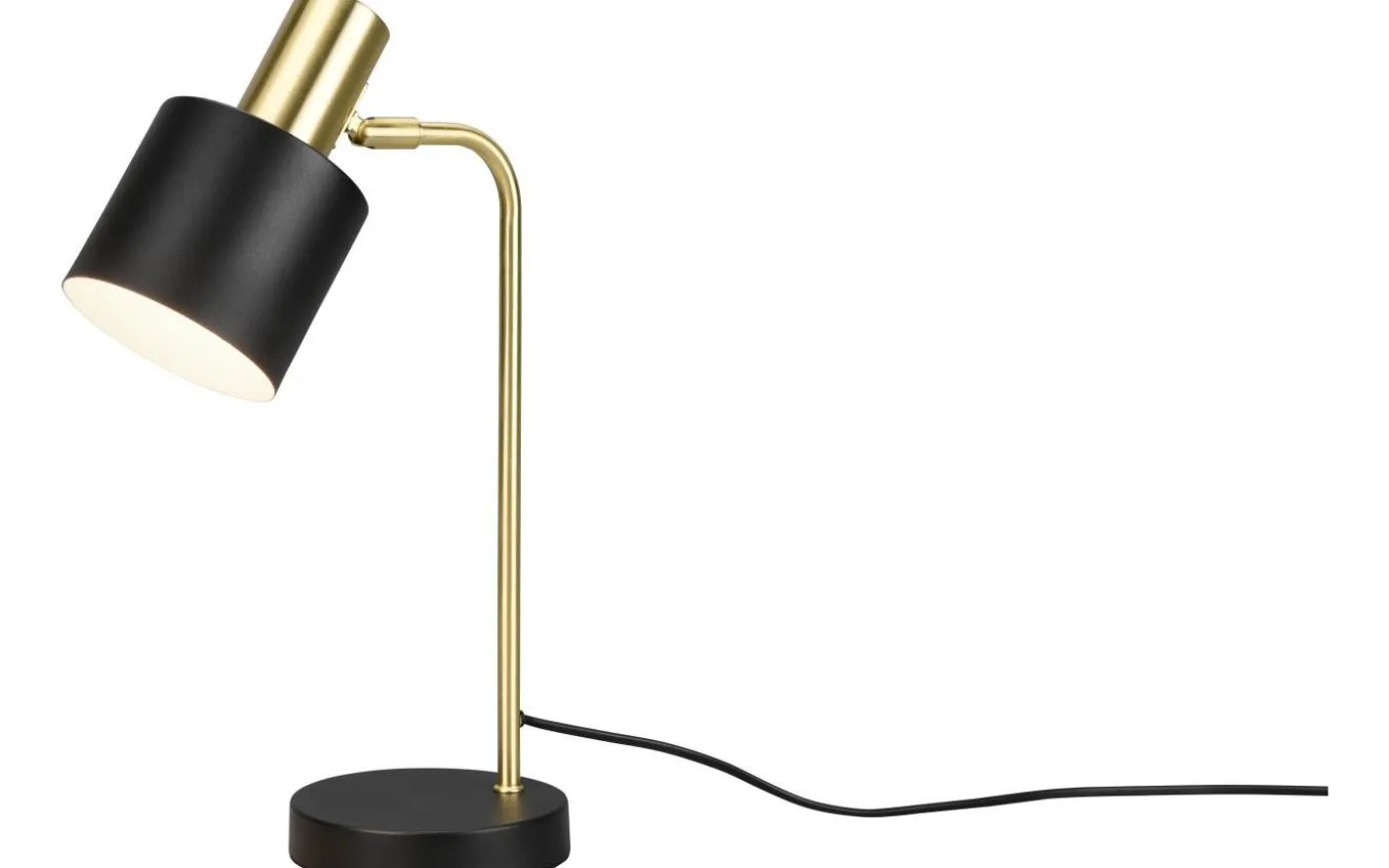 Adam Skrivbordslampa E14 mattsvart/mattmässing