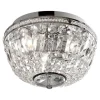 Adelsö Kristallplafond Ø33cm Krom