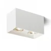 Agate II Takspotlight Matt vit 2xGU10