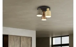 Agudo Plafond 3-delad E27 flerfärgad