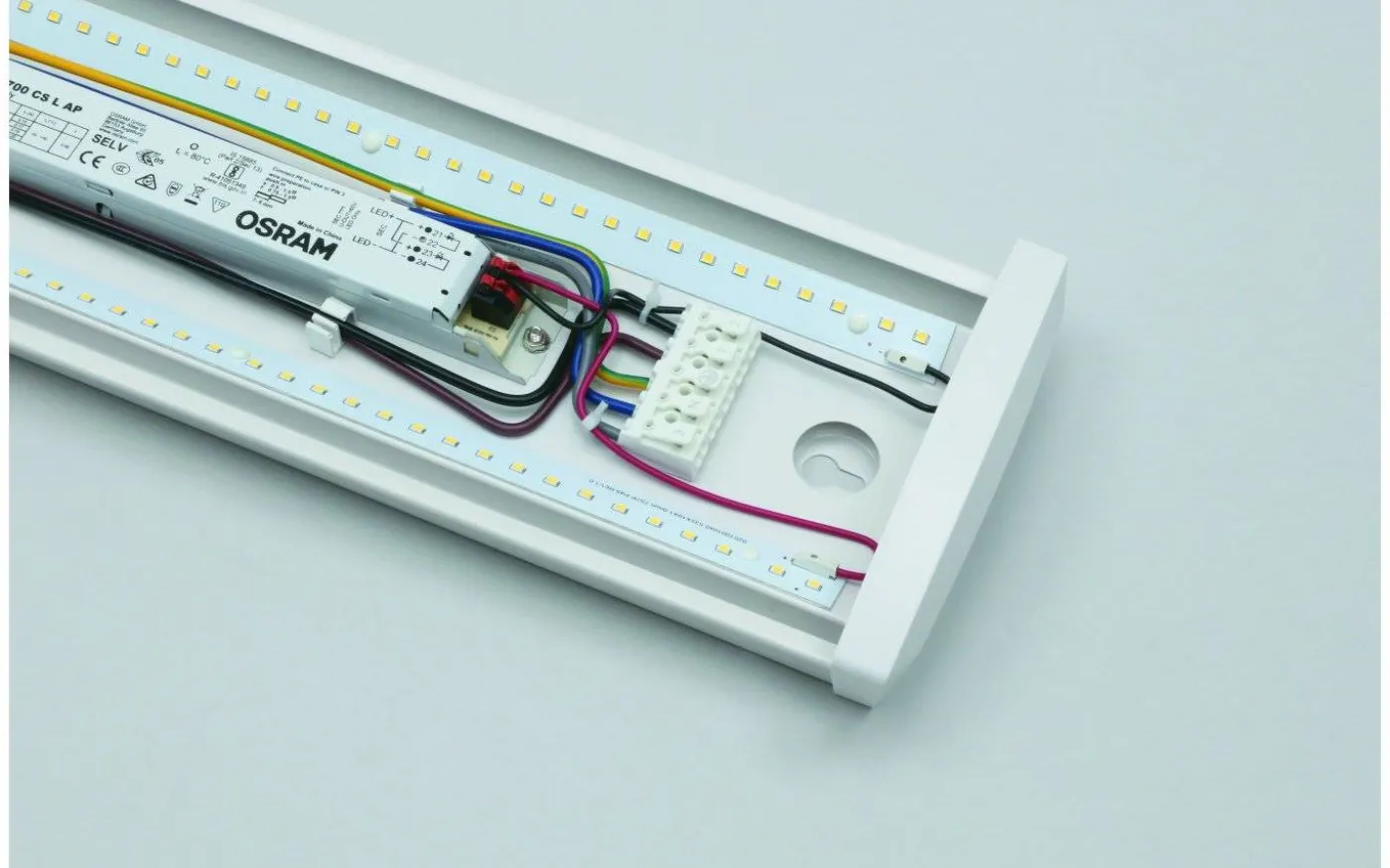 Ajax LED-Armatur Sensor 120cm 6500lm 50W 4000K IP44