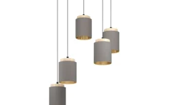 Albariza Taklampa 70cm Cappuccino/Guld
