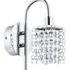 Almonte Vägglampa Kristall G9 LED 3000K 3W Krom IP44