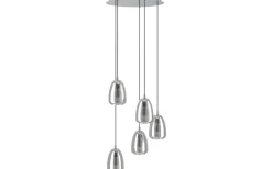 Alobrase Taklampa 54cm Svart Rök