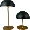 Along Uppladdningsbar Bordslampa 12/20cm 2 styck Svart/Mässing