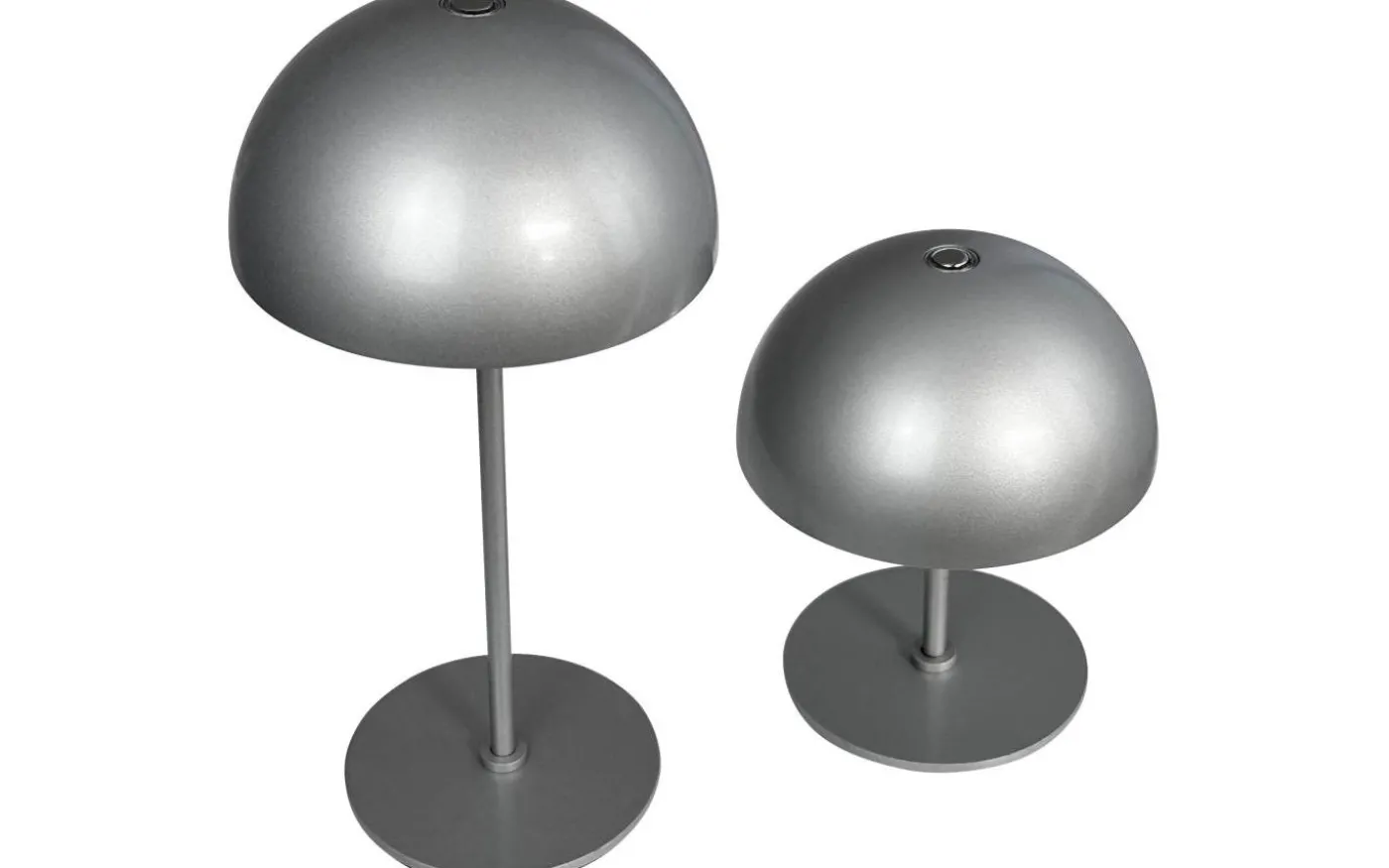 Along Uppladdningsbar Bordslampa 2-Pack Silver