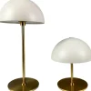 Along Uppladdningsbar Bordslampa 12/20cm 2 styck Beige/Mässing
