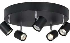 Alpha Spotlight 5L 40cm Svart/Krom