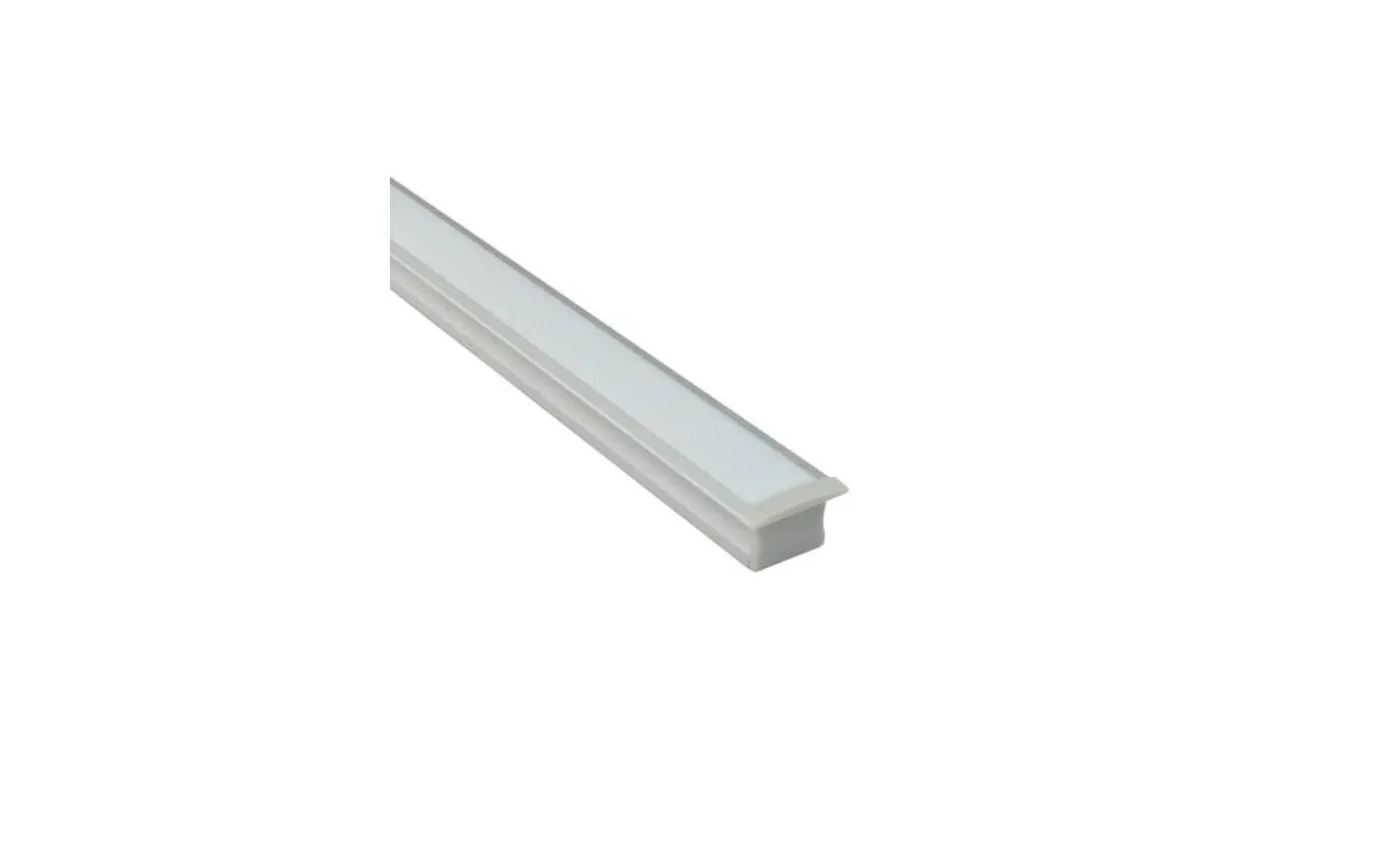 Aluminiumprofil till 12V LEDlist, för inbyggnad