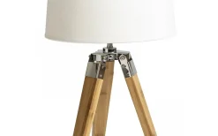 Alvis Lampfot 60cm Bambu/Krom