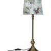 Andrea Bordslampa 53cm Antikmässing/Blå