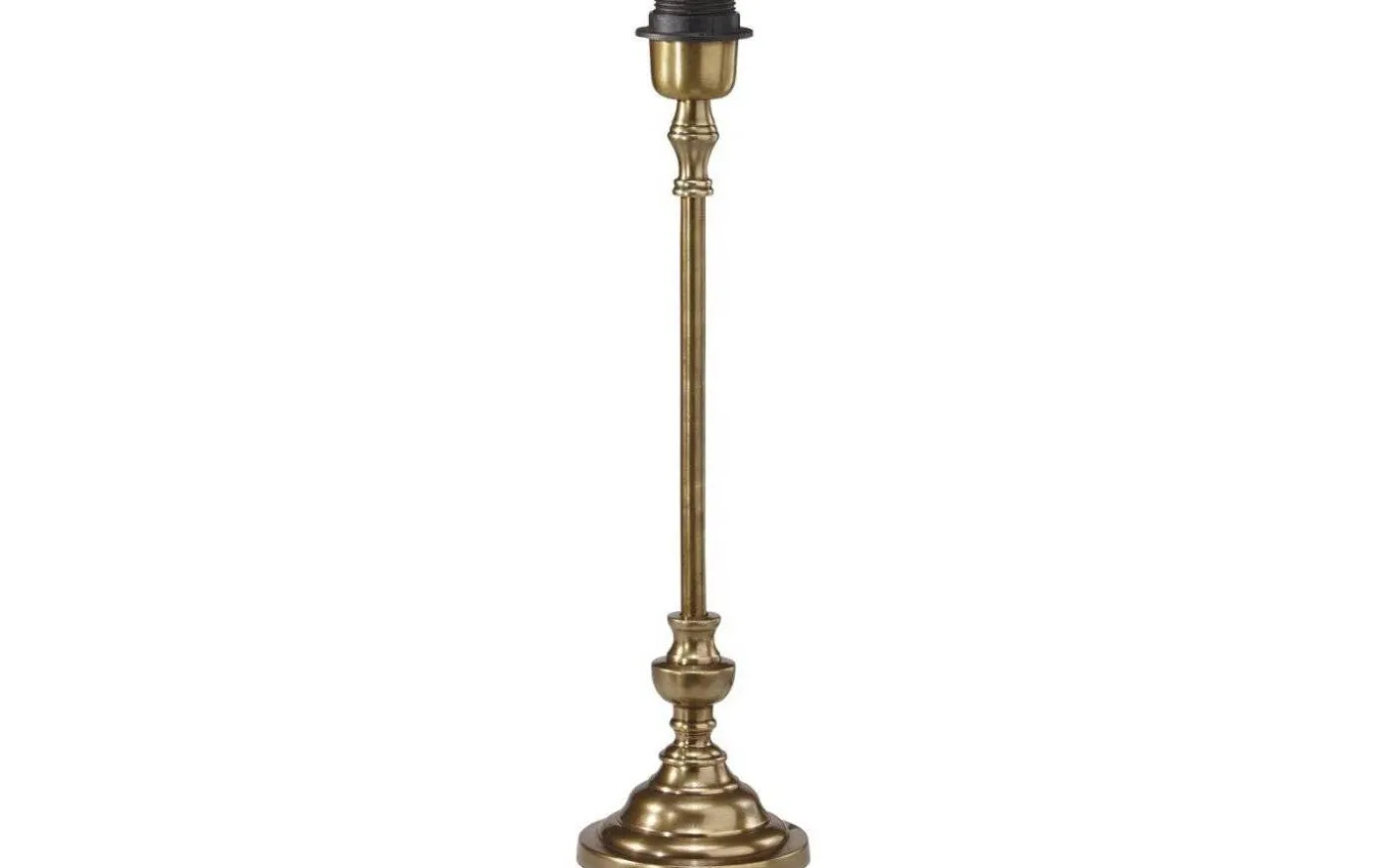 Andrea Lampfot 58cm Antikmässing