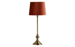 Andrea Lampfot 58cm Antikmässing