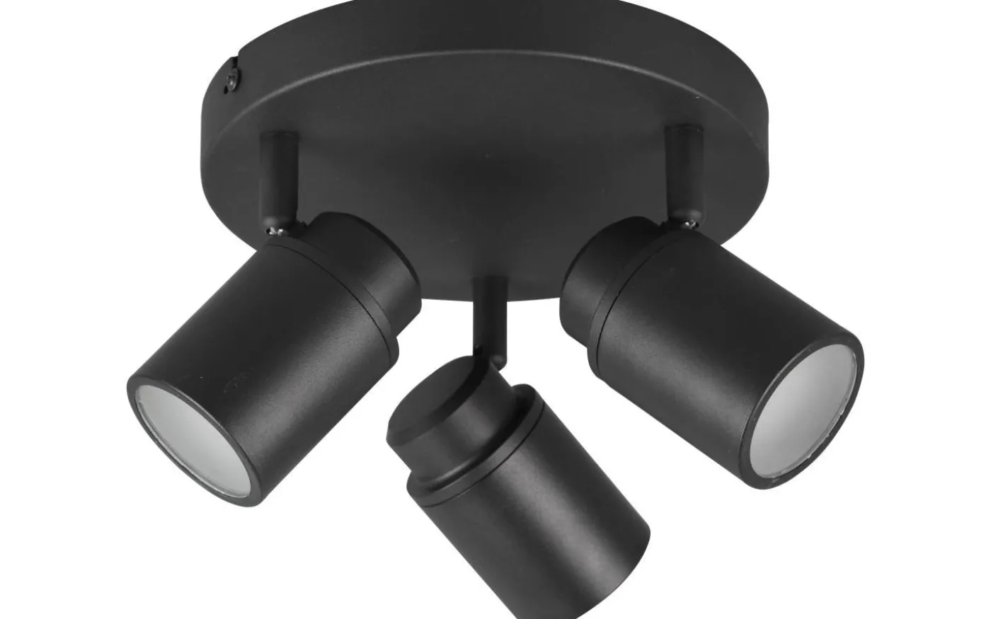 Angelo H2O Spotlight 3-delad GU10 mattsvart IP44