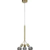 Arcoli Taklampa 3L 23cm Mässing