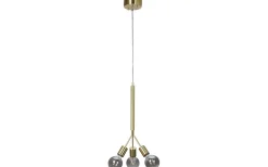 Arcoli Taklampa 3L 23cm Mässing