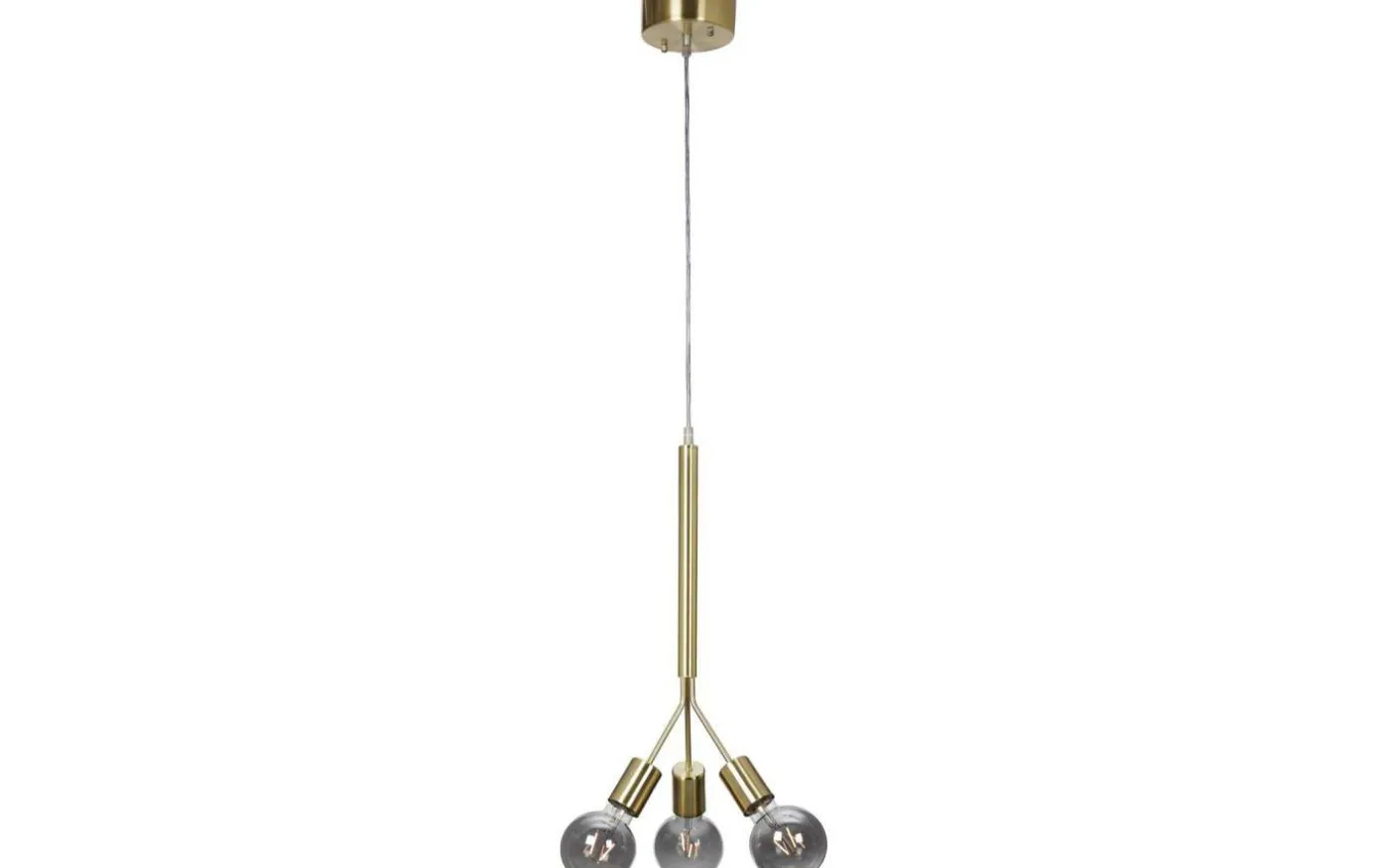 Arcoli Taklampa 3L 23cm Mässing