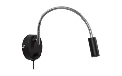 Arholma Vägglampa LED 3W 2700K Svart/Nickel