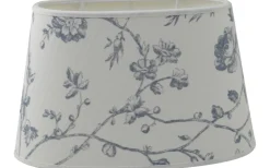 Aria Oval Lampskärm 25cm Blå Laura Ashley