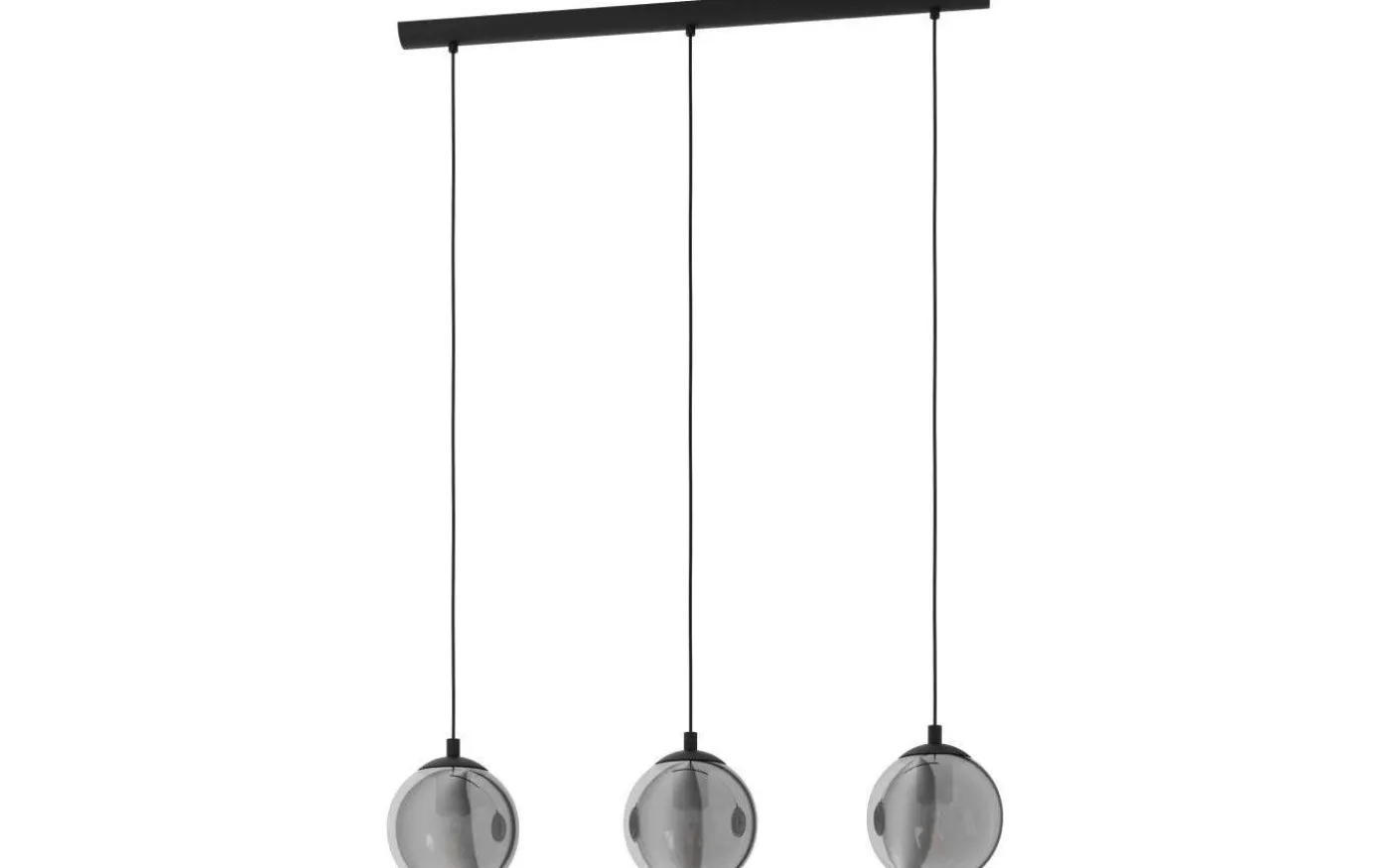Ariscani Taklampa 77cm 3L Svart/Transparent