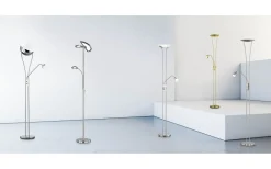 Arizona Golvlampa LED uplight mässing