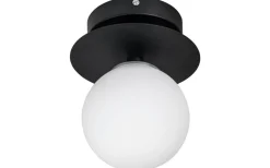 Art Deco Badrumslampa Svart/Vit IP44