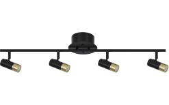 Artemis Takspotlight 85cm Svart/guld