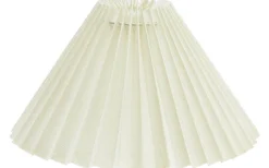 Astrid Lampskärm Ø35cm Veckad Krämvit