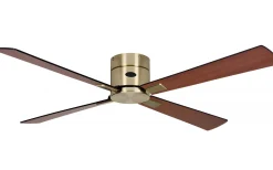 Astro 105cm Takfläkt Mässings Motor, Svarta/Körsbärs Blad