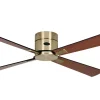 Astro 132cm Takfläkt Mässings Motor, Svarta/Körsbärs Blad