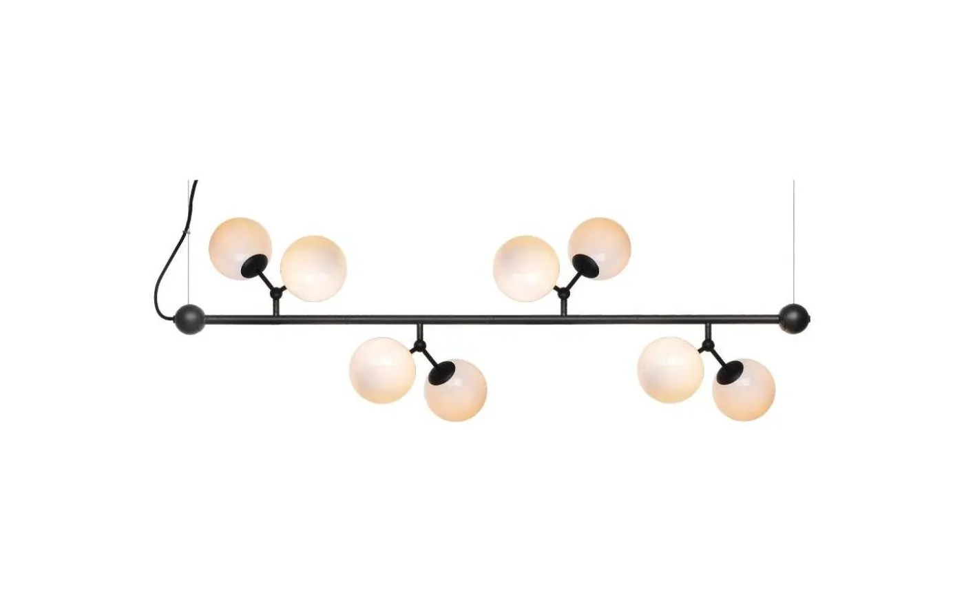 Atom Taklampa 123cm Svart/Opal