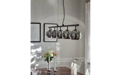 Atom Taklampa 114cm Svart/Rök