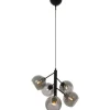 Atom Taklampa 48cm Svart/Rök