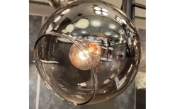Atom Taklampa 48cm Svart/Rök
