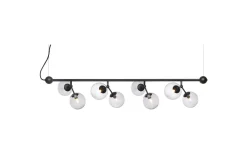 Atom Taklampa 123cm Svart/Smoke