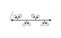 Atom Taklampa 123cm Svart/Smoke