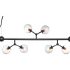 Atom Taklampa 80cm Svart/Smoke