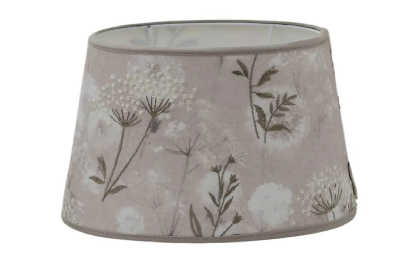 Aurora Oval Lampskärm 20cm Oyster Ashley Wild