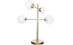 Avenue Bordslampa 4L 50cm Mässing/Klar
