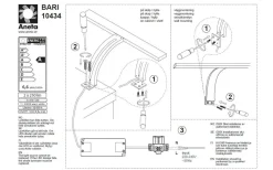 Bari Spegelbelysning 30cm LED 2x3W 3000K IP44