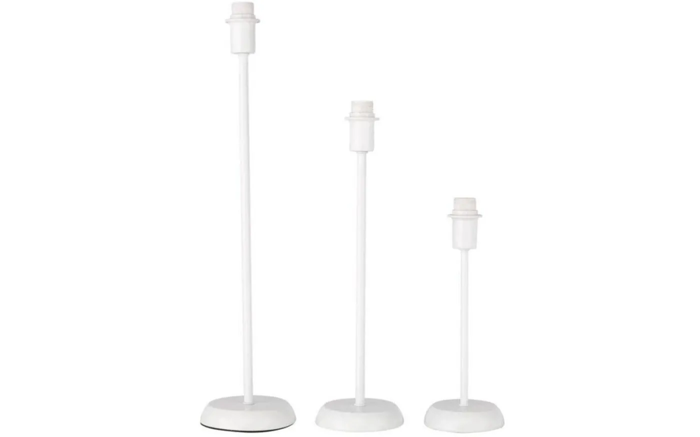Basic Lampfot 28cm Vit