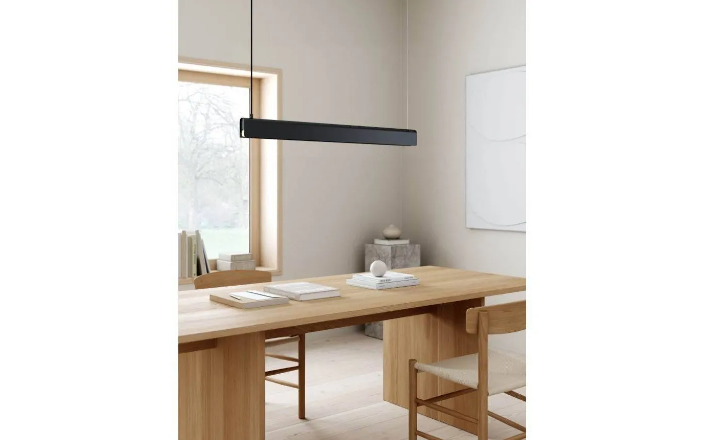 Beau Taklampa 100cm LED Svart