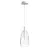 Bellini Glaspendel 15cm Vit/Glas