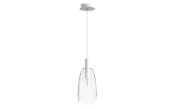 Bellini Glaspendel 15cm Vit/Glas