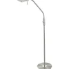 Bergamo Golvlampa LED i borstat stål