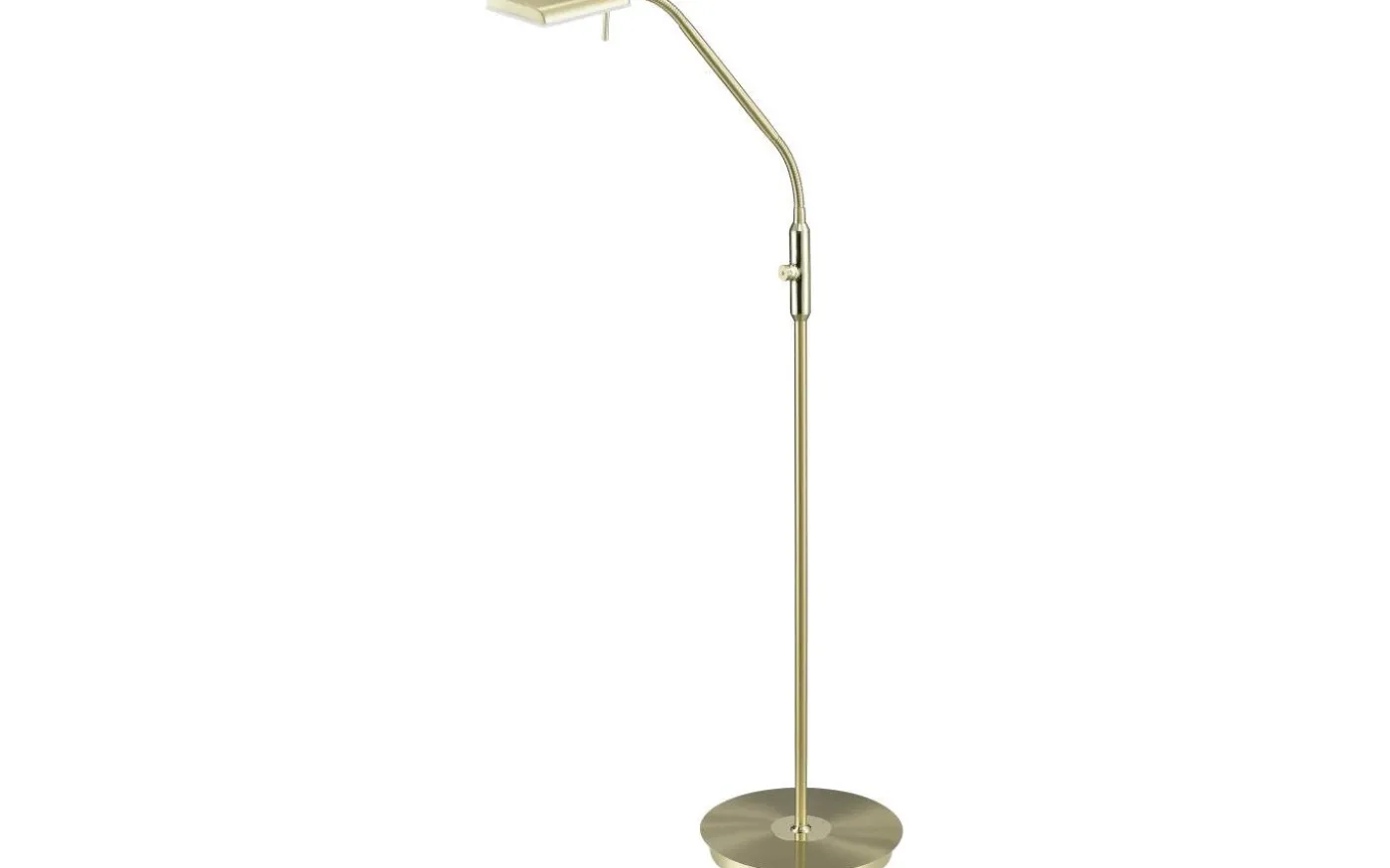Bergamo Golvlampa LED matt mässing