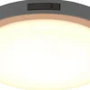 Bermejo Plafond LED 30cm antracit IP54